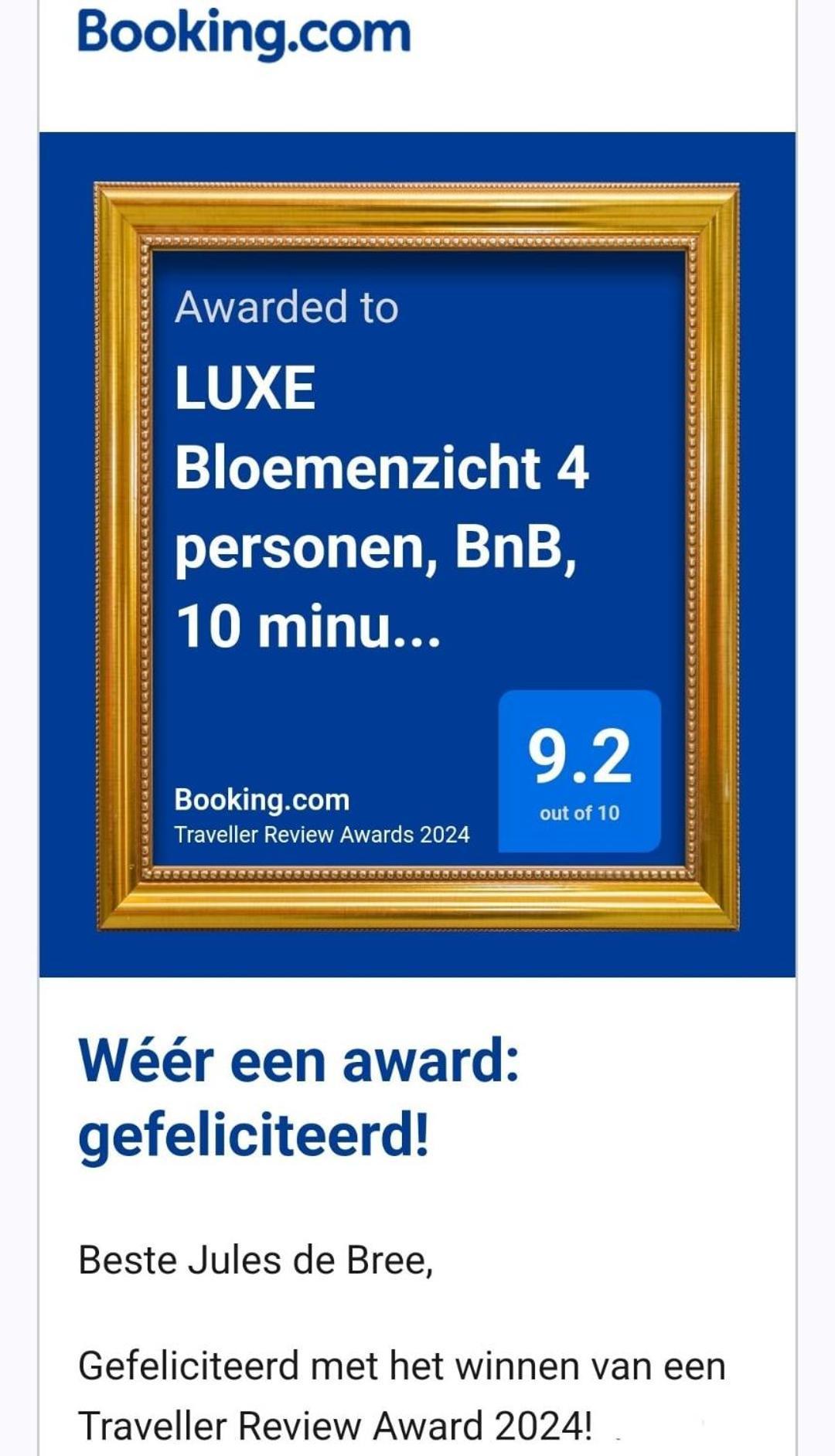 Luxe Bloemenzicht 4 Personen, Bnb, 10 Minuten Van Zee Breezand Exterior foto